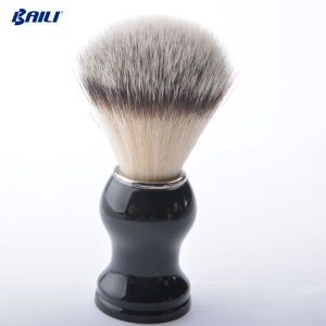 Baili own brand cream badger vegan synthetic mens shaving brush