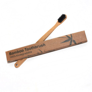 Bamboo charcoal Toothbrush with Pack of 4 Eco Friendly