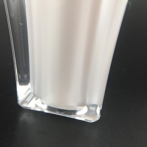 beauty cosmetics packaging pearl white airless pump bottle