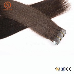 Best selling cheap hair 100% unprocessed virgin brazilian hair tape hair extensions