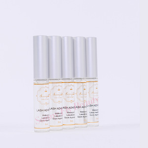Clear private label MSDS available ems mink eyelash glue for strip false eyelashes