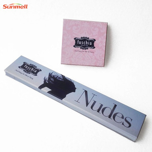 custom cardboard empty makeup palette for single eyeshadow pan