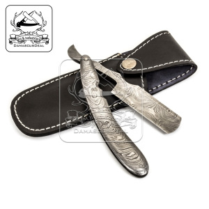 Damascus Steel Straight Razor DD-10-2018