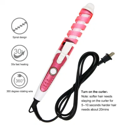 Dual Voltage 110V-240V Anti-Scald Electric Hair Curling Iron