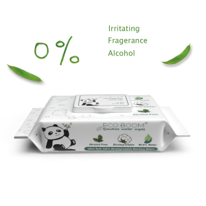 ECO BOOM bamboo fabric soft delicate biodegradable organic cleaning eco-friendly wet baby wipes