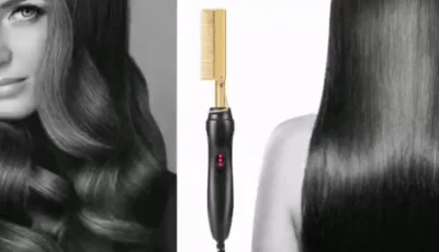 Electric Hair Straightening Curling Iron