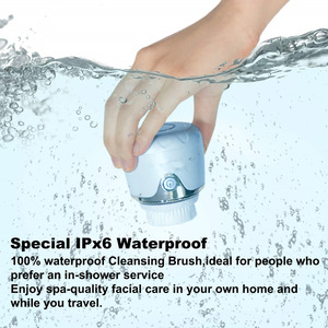 Electric Silicone Waterproof  Facial Sonic Cleansing Brush Deeply Pore Cleaner Cleaning And Skin Care Products