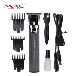Factory direct stainless steel mini MAC rechargeable electric beard clippers hair trimmer