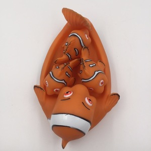 Factory direct supply eco friendly PVC Clown Fish shape baby bath toy set