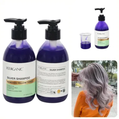 Factory Wholesale Silver Hair Shampoo Salon Special Purple Shampoo