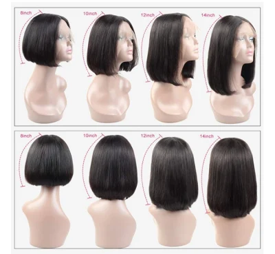 Fashion Human Hair Bob Wigs Brazilian Hair Lace Front Wigs