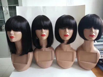 Fashion Human Hair Bob Wigs Brazilian Hair Lace Front Wigs