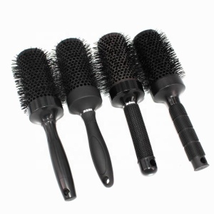 Full color changed thermal hair brushes ionic round brush professional barber shop use