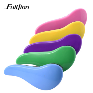 Fulljion Plastic Hair Comb Detangling Hair Brush Detangler Hairbrush Escova De Cabelo
