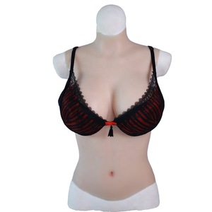 G Cup Half Body Trandsgender Crossdresser Breast Form - Henan Han Song  Silicone Products Co., Ltd.