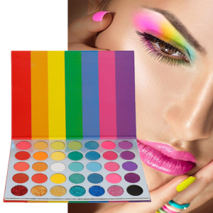 Glitter customize eye shadow private label cosmetics korean makeup products eyeshadow palette maquillage