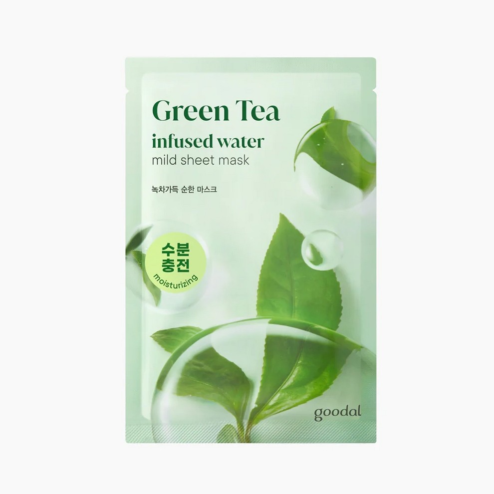 (Goodal) GREEN TEA INFUSED WATER MILD SHEET MASK