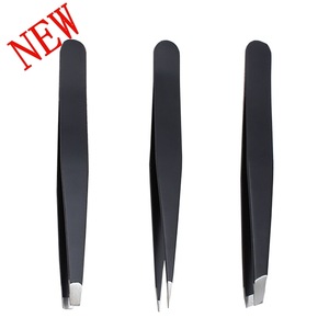 Hot sale Cosmetic eyebrow tweezers with handles