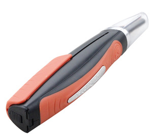 hot sale electric 2AAA battery operated  nose ear hair ttrimmer professional facial trimmer with LED light