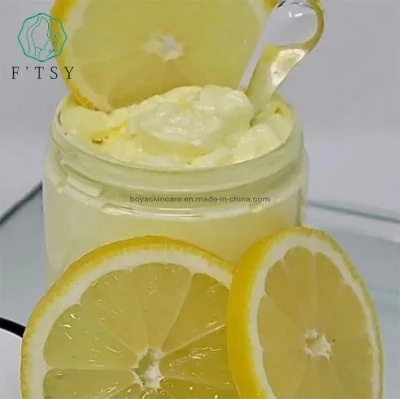 Hot Sale Skincare Whitening Lemon Body Butter Whitening Nourishing Whipped Body Butter