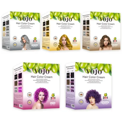 Hot Selling Hair Color Cream Hair Dye for Professional Salon Private Label Fast Semi-Permanent Hair Color Cream