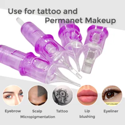 Hot Selling Wholesales Professional Sterilized Bugpin Rl RS Magnum Permanent Makeup Tattoo Machine Premium Tattoo Cartridge Needle