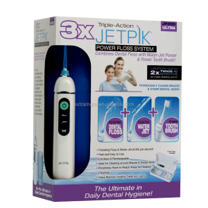 Jetpik JP200 Ultra Oral Care Irrigator Fashion Power Water Flosser Sonic Toothbrush Dental Floss