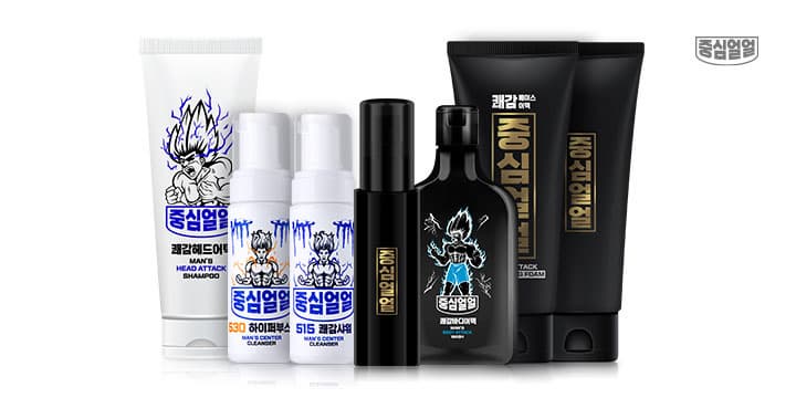 Joongsim ulul 515 Super Cool Kick Shower Mens cleanser