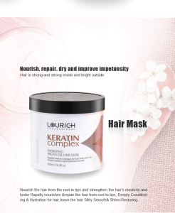 LOURICH professional salon  free of formaldehyde absorbable  Biotin Deep Conditioning hair repairing hair mask