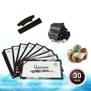 Luxsmile 100% Effective Non Peroxide Activated Bamboo Charcoal 3D Teeth Whitening Strips