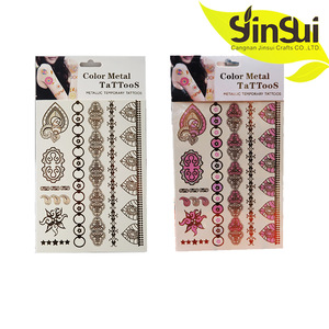 meta Color Change in The Sun waterproof body art painting temporary wholesale tattoo stickers