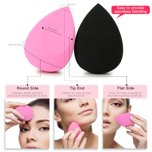 Natural Foundation Makeup Sponge Wholesale Teardrop Private Label Makeup Sponge Blender