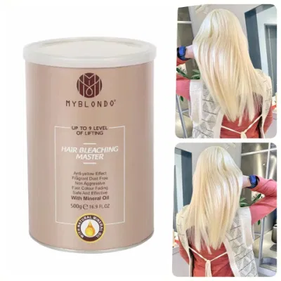 Nourishes Repair Damaged Fading Cream Color Dye Private Label Hair Bleaching Powder