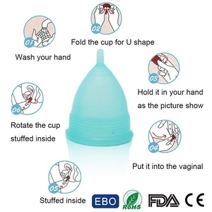 OEM Customized Womens Reusable Menstrual Cup Menstrual Cup Set Say Goodbye to Tampons
