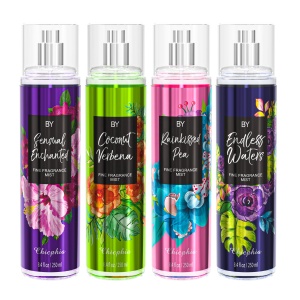 OEM ODM Floral Scent Fine Mist Sprayer Body Splash Mist For Women