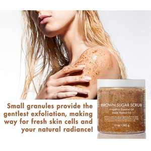 Private Label Exfoliating Skin Care Brown Sugar Body Scrub