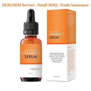 Private Label Face Skin Care 20% Vitamin C Serum With Hyaluronic Acid