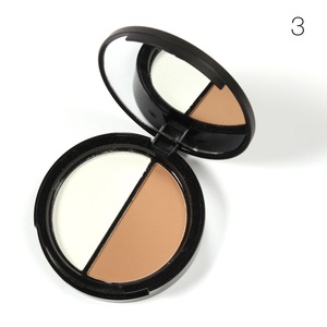 Private label makeup compact powder foundation base with own logo