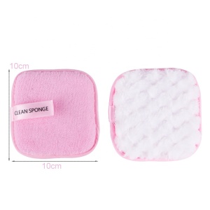 Private Label Reusable Softness Microfiber Face Cleansing Makeup Powder Remover Wipes Makeup Remover Pads