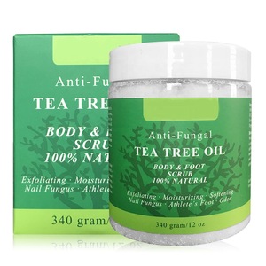 Private label Tea tree body scrub for  Moisture skin and Exfoliating