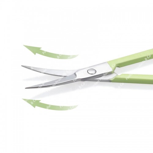 Professional Cuticle Scissors Curved Finger And Toenails Manicure Beauty Scissors With Packing Case