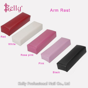 PU Leather Square Shape Arm Rest Color Printing Washable Nail Manicure Pillow For Nail Salon Manicure Tool
