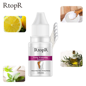 RtopR Natural Organic Tooth Care Personal Oral Hygiene Remove Plaque Stains Teeth Cleaning Whitening Liquid Serum