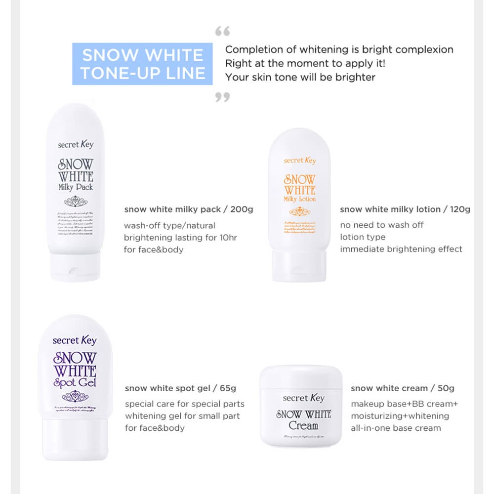 Secretkey Snow White Milky Lotion 120g