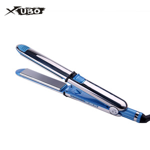 stainless steel nano titanium hair straightener and private label ceramic flat iron