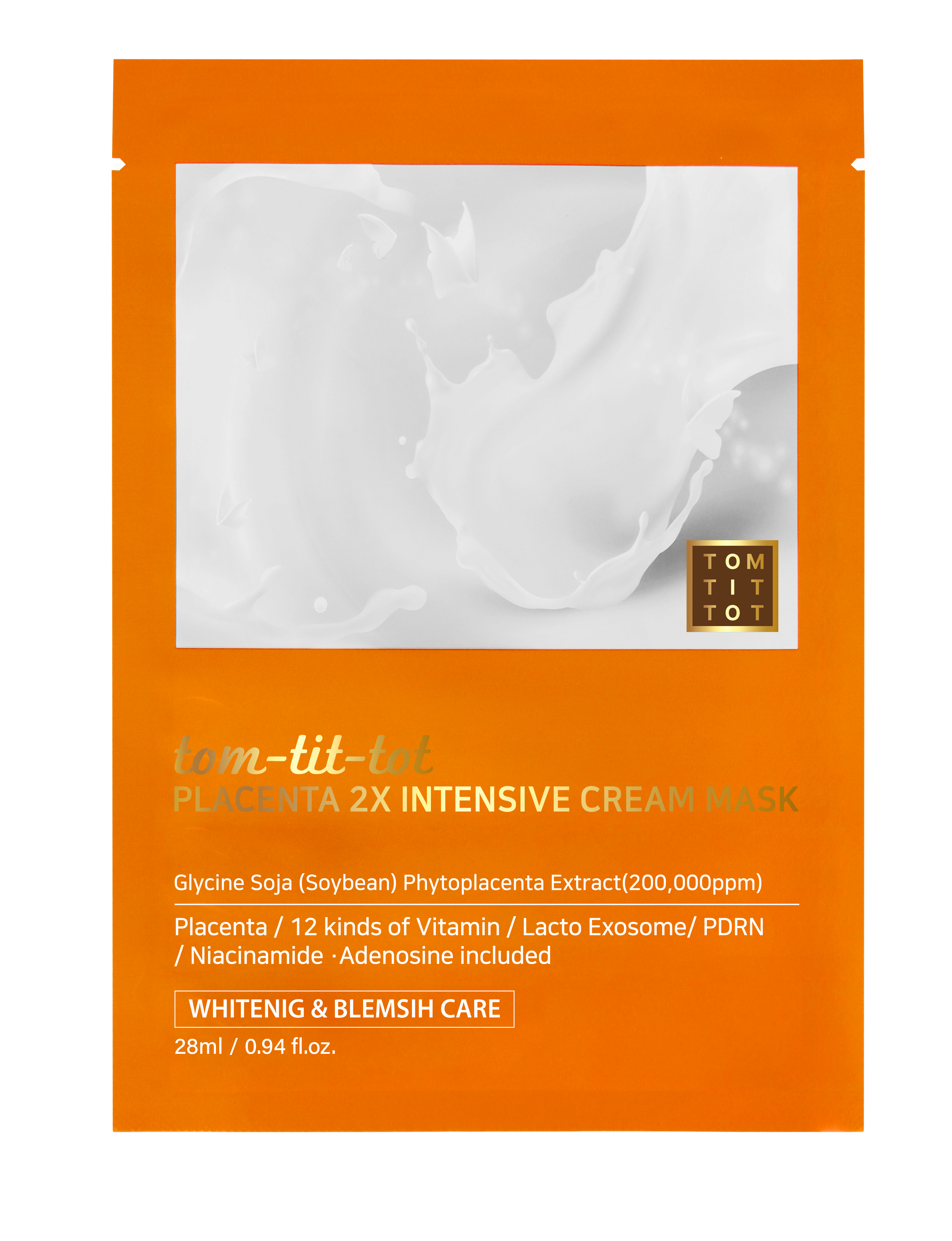 tom-tit-tot Placenta 2X Intensive Cream Mask