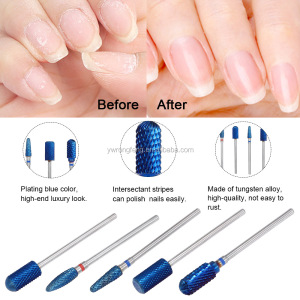 Tungsten Steel Grinding Head Nail Drill Bit Replaceable Polishing Plating Color Nail Art Manicure Machine Accessories Tools