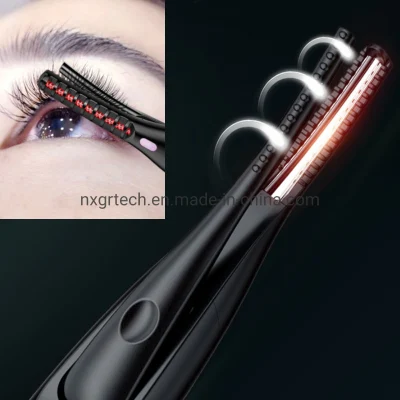 USB Charging Makeup Lash Lift Custom Mini Eye Lash Curler Private Label Portable Electric Plastic Heated Eyelash Curler