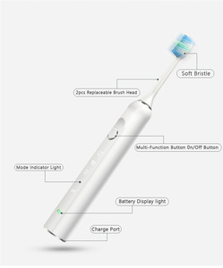Utalife Factory Oral Hygiene Ultra High Powered Rechargeable Electric Ultrasonic Teeth Brush Electric