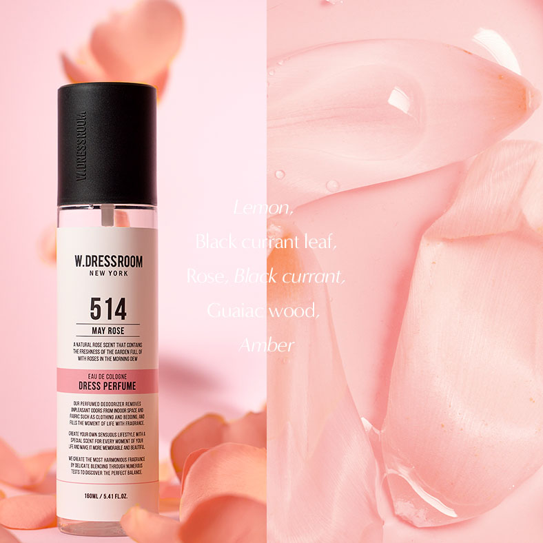 (W.DRESSROOM) NEW Dress Perfume Basic Season 3 No.514 May Rose 160ml
